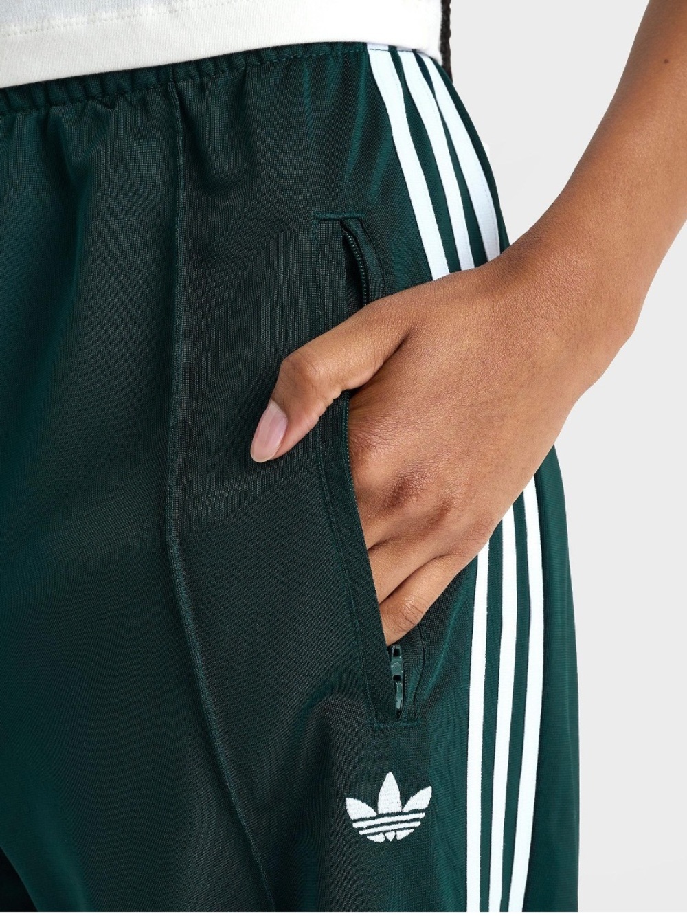 ADIDAS WOMENS 3 STRIP FIREBIRD TRACK PANTS SZ XS NWT AURA GREEN HTF COLOR - Picture 6 of 12